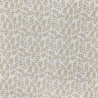 Spring Sprig Twig by Carole Fabric Sandalwood 52% Cotton, 48% Polyester India N/A 9 1/2" V, 12 3/4" H 52"  - Fabric Carolina -