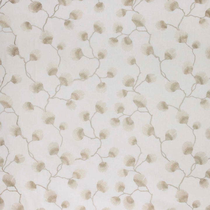 Petal Leaf Alabaster by Carole Fabric Sandalwood 50% Polyester, 50% Cotton India N/A Horizontal: 2525 and Vertical: 15375 51 - Fabric Carolina -
