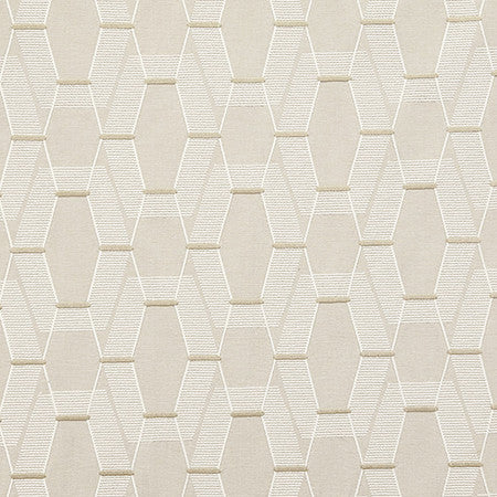 Lunch Date Natural by Carole Fabric Shape Shifter Base: 60% Cotton, 40% Poly Embr: 100% Poly India  11 1/4" V, 8 3/4" H 52"  - Fabric Carolina -