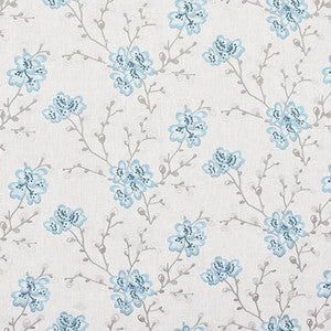 Darling Blooms Bluejay by Carole Fabric