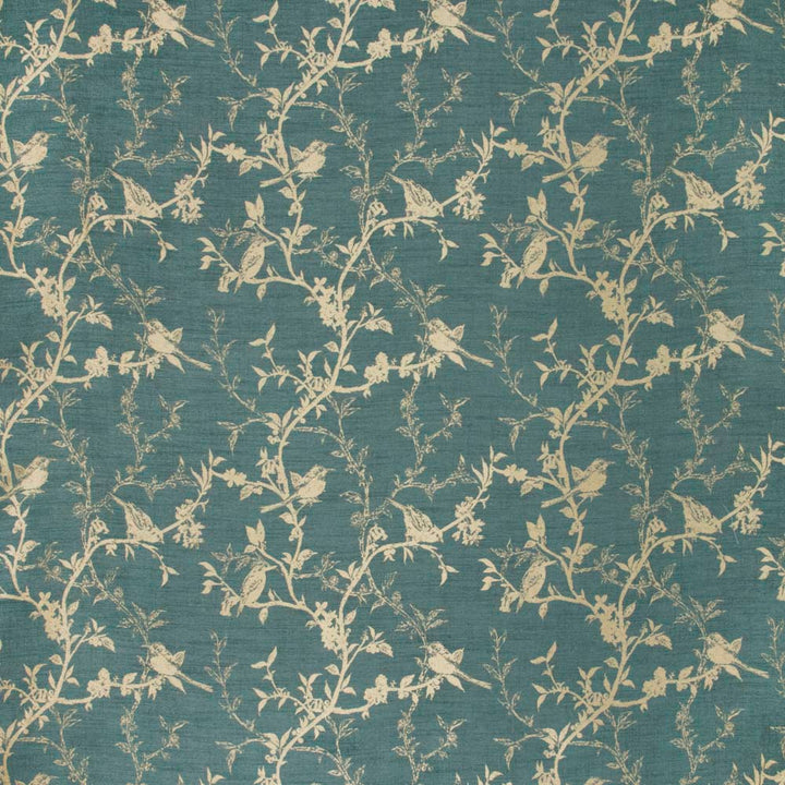 Bird Nest Evergreen by Carole Fabric Emerald Ocean 71% Polyester, 29% Rayon China N/A Horizontal: 145 and Vertical: 165 57 - Fabric Carolina -