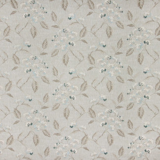 June Bride Porcelain by Carole Designer Fabric Seamist 58% Cotton, 42% Polyester India N/A Horizontal: 17" and Vertical: 12 1/4" V 51" - Swanky Fabrics -