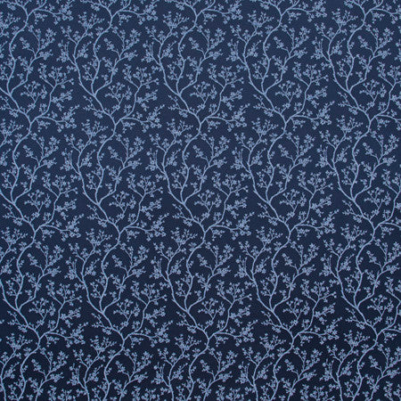Never Reach Denim by Carole Fabric Bluebird 69% Polyester, 31% Nylon India Passes 100,000 Double Rubs Wyzenbeek Horizontal: 6 3/4" and Vertical: 8 3/4" V 54" - Fabric Carolina -