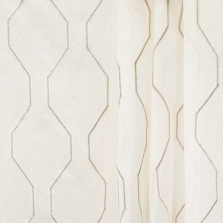 Will We Meet Champagne by Carole Fabric Perfect Balance 63% Cotton, 37% Polyester India N/A 9 3/8" V, 7" H 56.5"  - Fabric Carolina -
