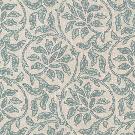 Caswell Bay Harbor by Carole Fabric Jade 70% Cotton, 25% Polyester, 5% Linen India N/A 10 1/2" V, 10 3/4" H 54"  - Fabric Carolina -