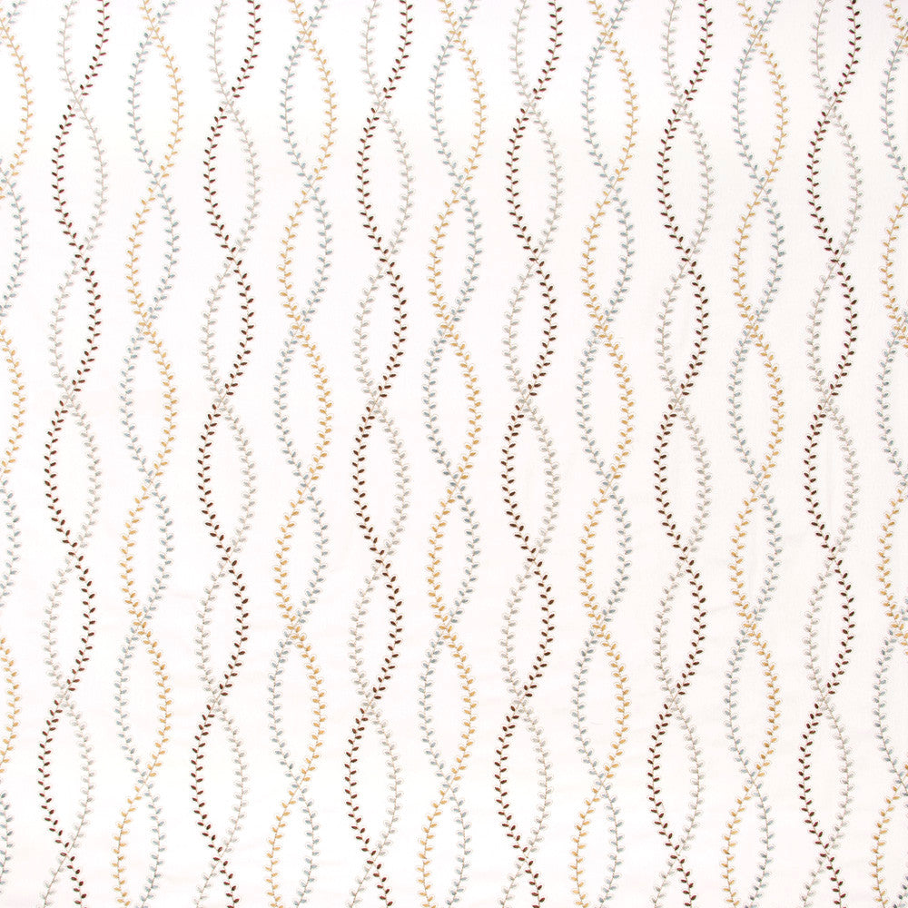 Tiny Leaves Timber by Carole Designer Fabric Geranium 88% Cotton, 12% Viscose India N/A Horizontal: 625 and Vertical: 13 50 - Swanky Fabrics -