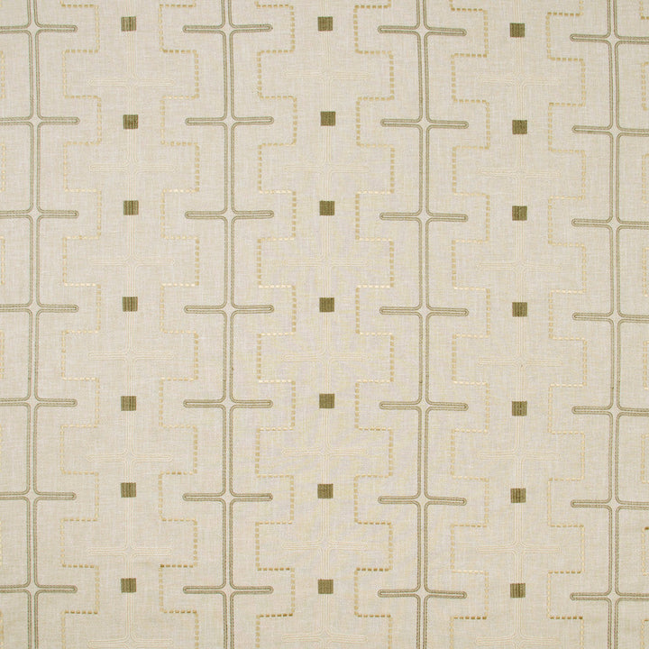 Maze Away Stone by Carole Designer Fabric Birch 70% Cotton, 25% Polyester, 5% Linen India Passes 50,000 Double Rubs Wyzenbeek Horizontal: 10375 and Vertical: 5 52 - Swanky Fabrics -