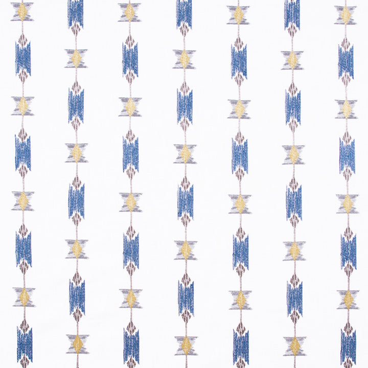 On Your Mark Marine by Carole Fabric Bluebird 100% Cotton India N/A Horizontal: 8.625 and Vertical: 7.625 50 - Fabric Carolina -