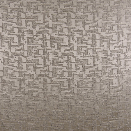 Crossed Paths Oyster by Carole Fabric Marble & Brass 78% Polyester, 22% Cotton India  11 3/8" V, 13 3/8" H 54"  - Fabric Carolina -