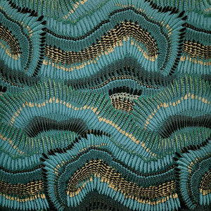Wingspan Peacock by Carole Fabric