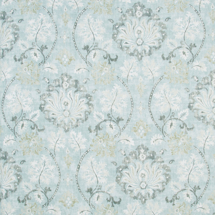 Best Location Mineral by Carole Fabric Spearmint 55% Linen, 45% Viscose- Soil Repellent S Korea Passes 12,000 Double Rubs Wyzenbeek Horizontal: 27 and Vertical: 26 56 - Fabric Carolina -