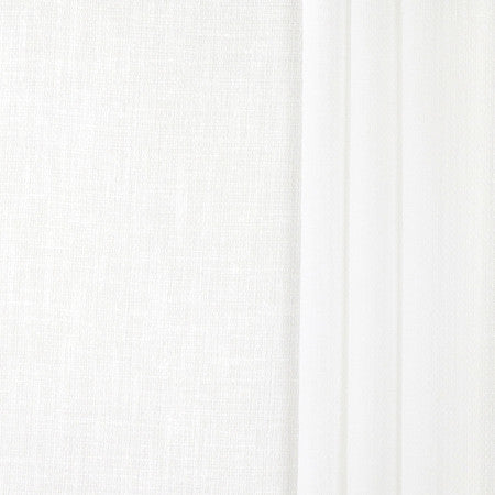 <p>New Heights White by Carole Fabric</p><p><strong>Required Minimum Quantity Purchase: 2 yards</strong></p><p>Book: Sheer Joy</p><p>Content: 100% Recycled Polyester-Weighted Hem</p><p>Origin: </p><p>Performance: N/A</p><p>Repeat: None</p><p>Width: 125""</p>