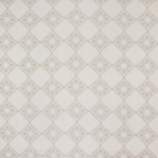 Kiss & Tell Bisque by Carole Fabric Looking Glass 82% Polyester, 18% Linen CHINA  5 3/4" V, 5 3/4" H 53"  - Fabric Carolina -