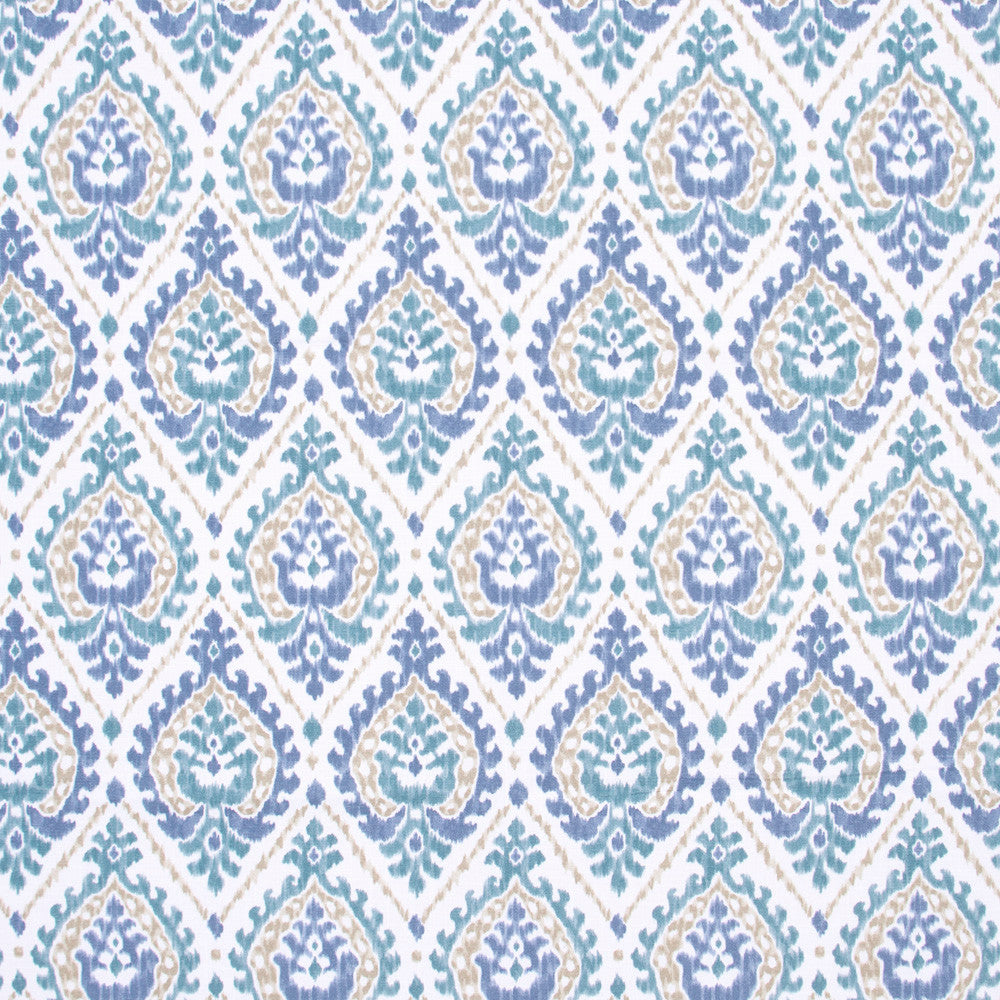 Creative Spirit Lagoon by Carole Fabric Spearmint 100% Cotton Spain Passes 30,000 Double Rubs Wyzenbeek Horizontal: 6.75 and Vertical: 13.5 54 - Fabric Carolina -