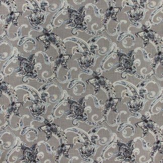 Showstopping Flannel by Carole Fabric Fountain Gate 55% Linen, 45% Viscose China Passes 15,000 Double Rubs Wyzenbeek </p><p>Repeat: 24" V, 27 1/2" H 54" - Fabric Carolina -