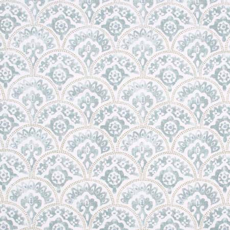 Under The Radar Celadon by Carole Fabric Pink Jade 100% Cotton- SSR Pakistan 12,000 Wyzenbeek Double Rubs Horizontal: 13 1/2" and Vertical: 12 5/8" V 54" - Fabric Carolina -