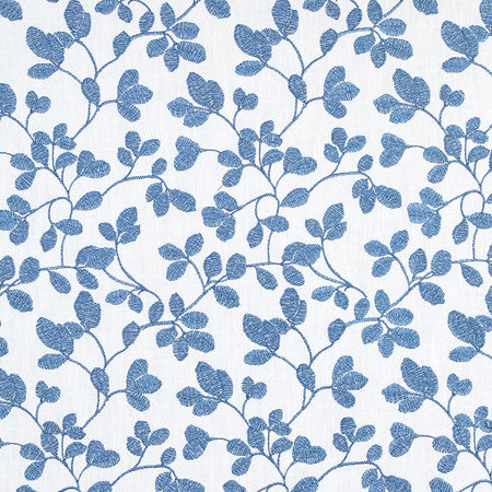 Trunk Show Sky Blue by Carole Fabric Making Waves 52% Cotton, 48% Polyester N/A 9 1/8" V, 6 1/2"H 52" - Fabric Carolina -