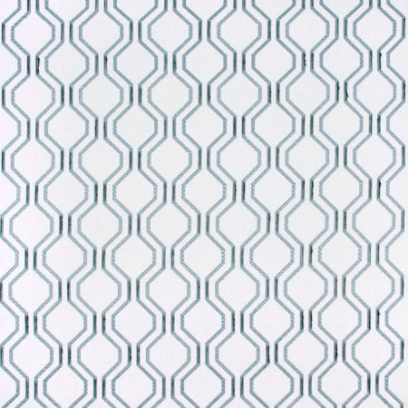 Dream Date Dresden by Carole Designer Fabric MOUNTAIN SKY 52% Cotton, 48% Polyester India 6 1/4" V, 6 1/4" H 52" - Swanky Fabrics -