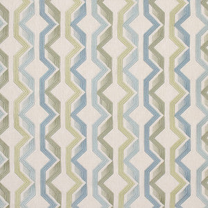 Over The Wall Aquamarine by Carole Fabric