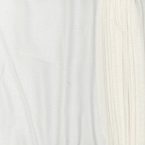 Cloudy Skies White Snow by Carole Fabric