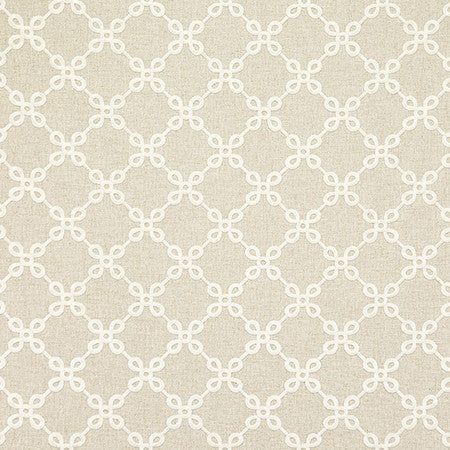 In The Know Linen by Carole Fabric Shape Shifter Base: 70% Polyester, 30% Cotton Embr: 100% Polyester India  4 1/2" V, 4 5/8" H 51.5"  - Fabric Carolina -