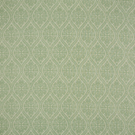 Moonflower Fennel by Carole Fabric Misty Glen 50% Cotton, 35% Viscose, 15% Linen India  25 1/2" V, 13 1/2" H 54 1/2""  - Fabric Carolina -