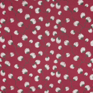 Petal Leaf Raspberry by Carole Fabric
