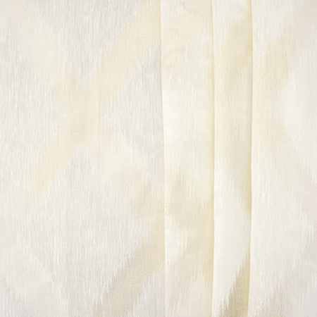 South Point Wheat by Carole Fabric Sheer Luxury 59% Polyester Filament, 41% Spun Polyester INDIA  13 7/8 " V, 19" H 118"  - Fabric Carolina -