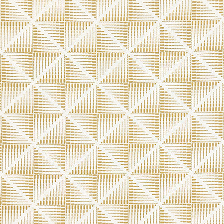 Jagged Edges Golden by Carole Fabric Evergreen Base: 52% Polyester, 48% Cotton, Embr: 100% Spun Polyester India  6 1/4" V, 6 1/4" H 52"  - Fabric Carolina -