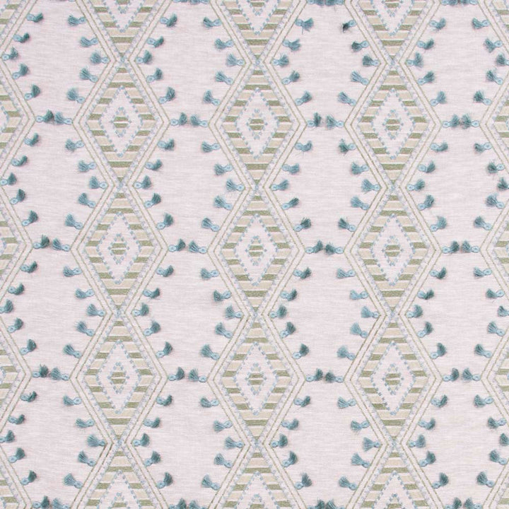 World Travels Greenery by Carole Designer Fabric Pink Jade 71% Polyester, 29% Cotton India 25,000 Wyzenbeek Double Rubs Horizontal: 6.5 and Vertical: 6.25 52 - Swanky Fabrics -