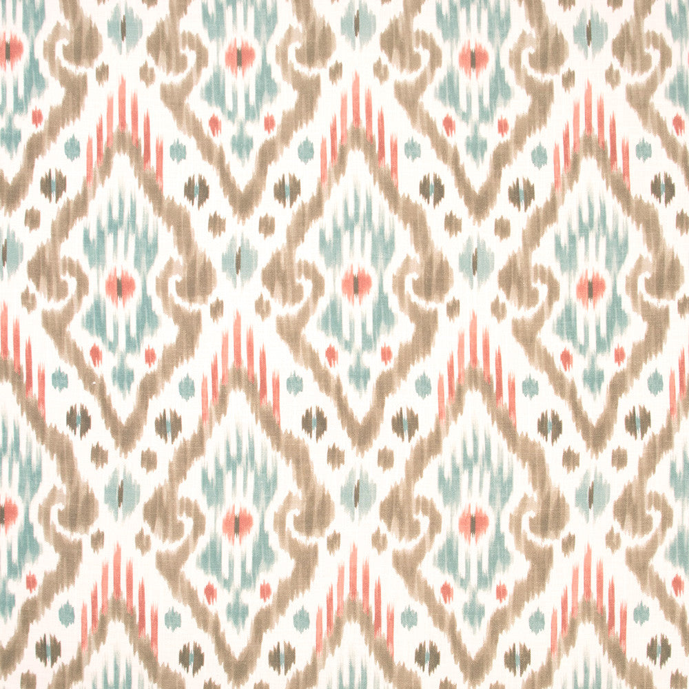 Trade Show Desert by Carole Fabric Geranium 70% Viscose, 30% Linen Spain Passes 30,000 Double Rubs Wyzenbeek Horizontal: 135 and Vertical: 265 54 - Fabric Carolina -
