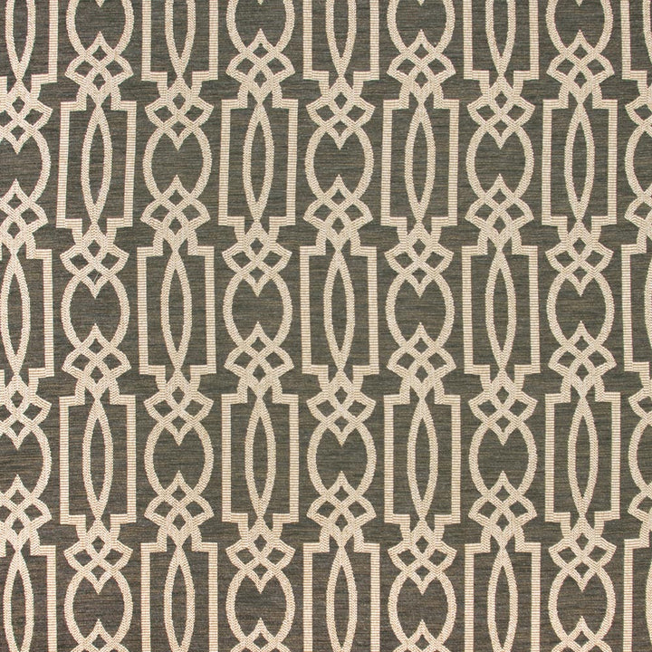 Work Together Graphite by Carole Fabric Onyx & Ivory 78% Polyester, 15% Acrylic, 7% Linen Turkey Passes 20,000 Circular Rubs Martindale Horizontal: 9 and Vertical: 1625 55 - Fabric Carolina -
