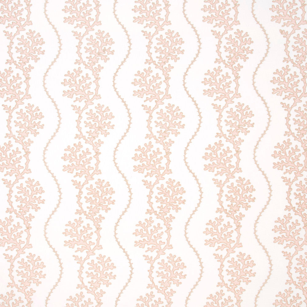 Coralville Coral by Carole Fabric Haven 50% Polyester, 50% Cotton India Passes 51,000 Double Rubs Wyzenbeek Horizontal: 8625 and Vertical: 95 52 - Fabric Carolina -