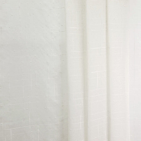 <p>Keep Up Winter White by Carole Designer Fabric</p><p><strong>Required Minimum Quantity Purchase: 2 yards</strong></p><p>Book: Sheer Delight</p><p>Content: 100% Polyester</p><p>Origin: </p><p>Performance: N/A</p><p>Repeat: 3 3/4" V, 4" H</p><p>Width: 57 3/4""</p>