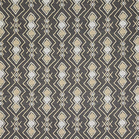 Fresh Form Graphite by Carole Fabric Hidden Treasure Base: 84% Cotton, 16% Polyester Embr: 100% Cotton India  12 1/2" V, 3 3/4" H HD 54"  - Fabric Carolina -