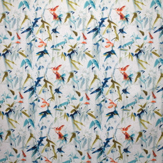 Little Flight Summer by Carole Fabric Imperial Garden 100% Polyester China Passes 30,000 Double Rubs Wyzenbeek Horizontal: 12 3/4" and Vertical: 12 1/2" V 56" - Fabric Carolina -