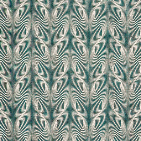 Come Together Emerald by Carole Fabric State Of The Art 100% Polyester CHINA  6 1/2" V, 7 1/2" H 55"  - Fabric Carolina -
