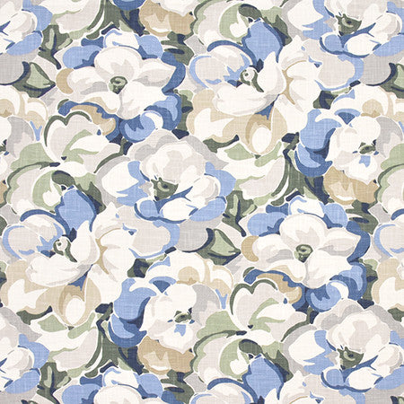 World Of Beauty Chambray by Carole Fabric Prisma 100% Cotton-Stain Resistant PAKISTAN  25" V, 27 1/4" H HD 55.25"  - Fabric Carolina -