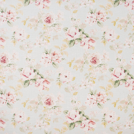 Welcome Summer Celadon by Carole Fabric Blue Forest 55% Linen, 45% Viscose UK Passes 18,000 Circular Rubs Martindale 25 1/4" V, 13 1/2" H HD 52.375"  - Fabric Carolina -