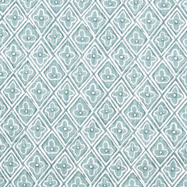 Sunny Outlook Viridian by Carole Fabric Wintermint 85% Cotton, 15% Linen USA 24,000 Wyzenbeek Double Rubs Horizontal: 4.5 and Vertical: 6.375 54 - Fabric Carolina -