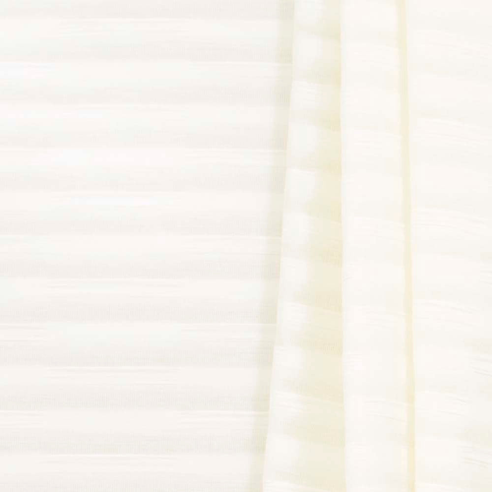 Complexity Ivory by Carole Designer Fabric Sheer Intrigue 100% Polyester Turkey N/A Horizontal: 6 and Vertical: 2 59 - Swanky Fabrics -