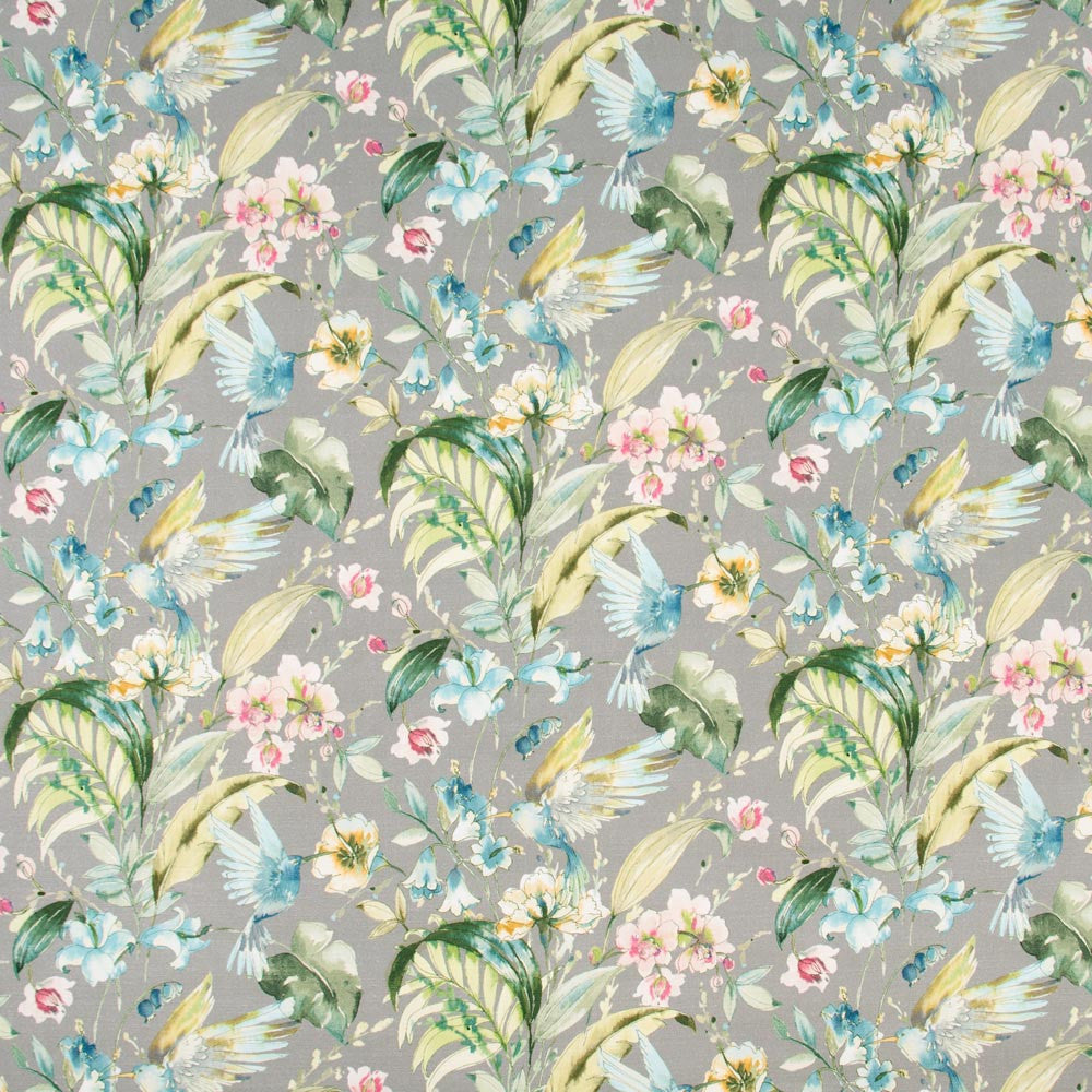 Afternoon Amble Grigio by Carole Fabric Breathtaking 100% Cotton- Soil & Stain Repellent India Passes 20,000 Double Rubs Wyzenbeek Horizontal: 2725 and Vertical: 175 54 - Fabric Carolina -