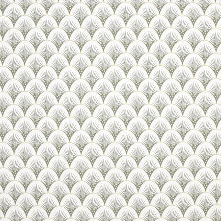 In The Spotlight Pewter by Carole Fabric Prisma 100% Cotton SPAIN  3 3/4" V, 1 1/2" H HD 54"  - Fabric Carolina -