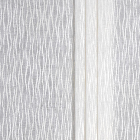 Whisper To You Frost by Carole Fabric Sheer Impressions 100% Polyester N/A 4 1/4" V 118" - Fabric Carolina -