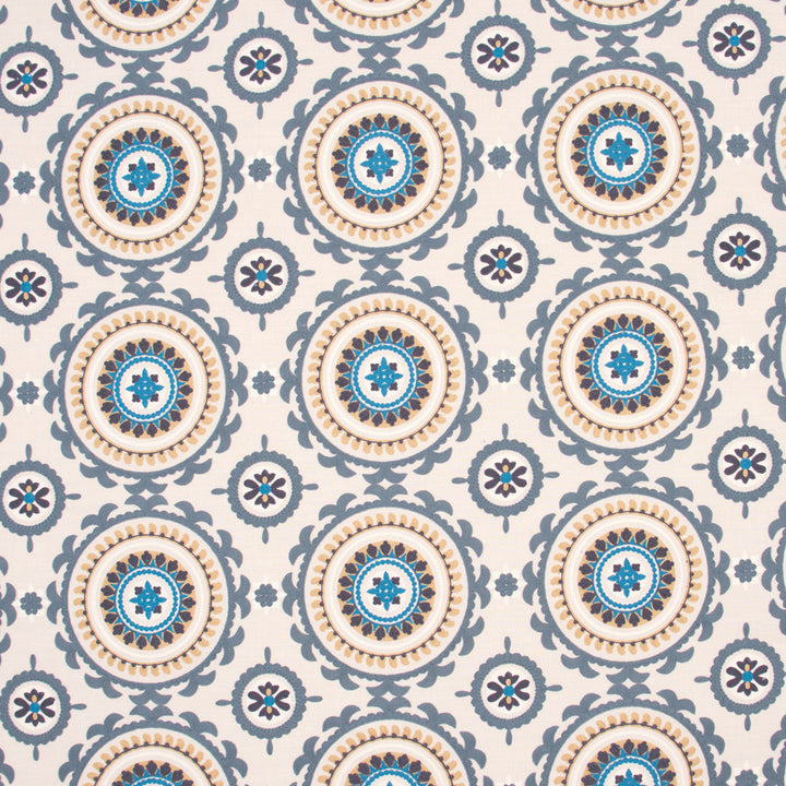 Suzanni Way Azure by Carole Fabric Spearmint 84% Cotton, 16% Polyester India N/A Horizontal: 10.625 and Vertical: 9.5 51.5 - Fabric Carolina -