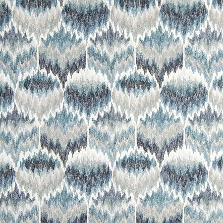 Hot Seat Nautic by Carole Designer Fabric Making Waves Base: 62% Polyester, 38% Cotton Embr: 100% Polyester N/A 9" V, 11" 54" - Swanky Fabrics -