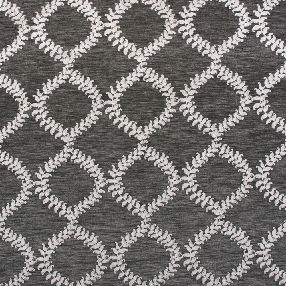 One Morning Raven by Carole Fabric Silver Fox 67% Polyester, 33% Cotton India Passes 30,000 Double Rubs Wyzenbeek Horizontal: 9 and Vertical: 95 54 - Fabric Carolina -