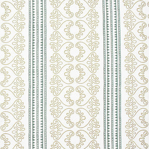 Garden Paths Teal by Carole Fabric