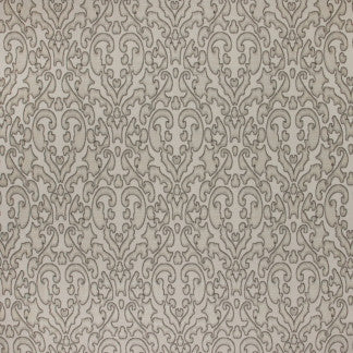 Faversham Carved Ivory by Carole Fabric Sandalwood 60% Polyester, 20% Rayon, 10% Cotton, 10 Turkey Passes 20,000 Circular Rubs Martindale 18 1/2" V, 14" H 54"  - Fabric Carolina -