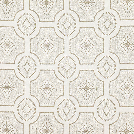 Hustle And Bustle Cotton by Carole Fabric Earth & Stone 64% Polyester, 36% Cotton India N/A 9 1/4" V, 8 3/4" H 52"  - Fabric Carolina -